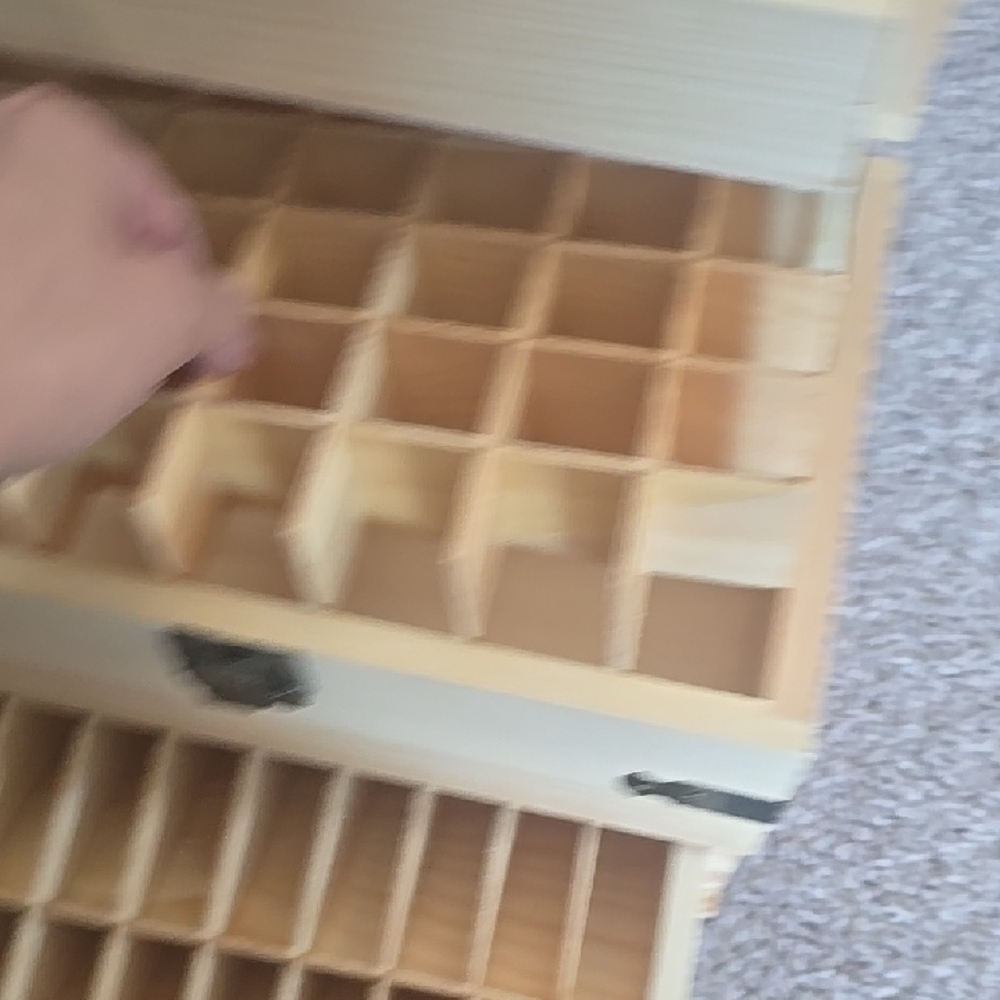 Unfinished Wooden Oil Storage Box - Picture 4 of 7